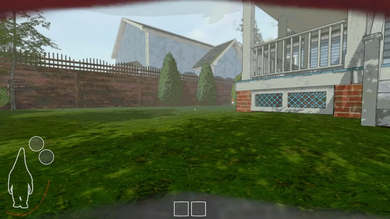 Burglin Gnomes co-op shared route with teammates near the house entrance