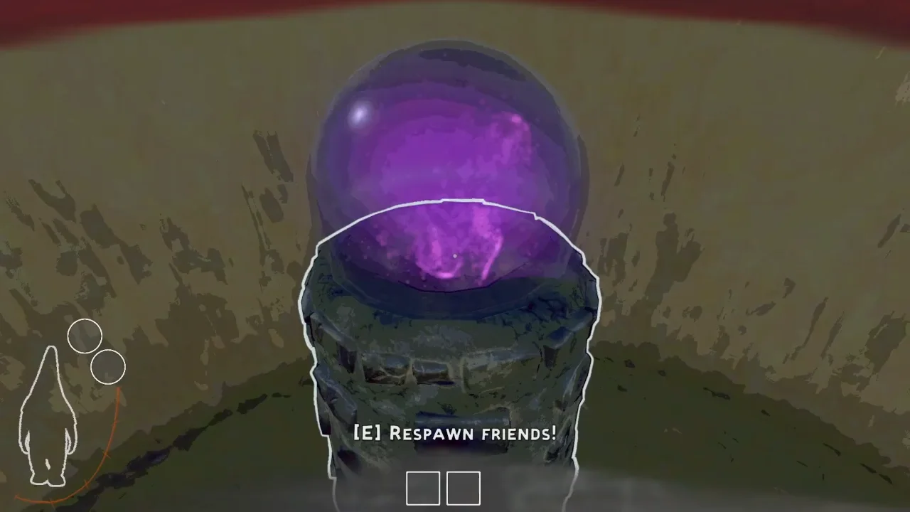 Burglin Gnomes revive friends prompt for teammate rescue